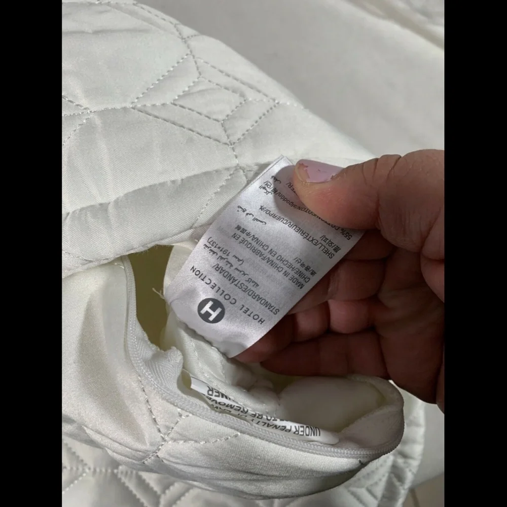 NEW Hotel Collection Alabastar Quilted (1) Standard Sham‎ Pillow